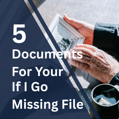 5 Key Pieces of Information to Track If I Disappear